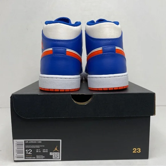 Nike Air Jordan 1 Retro Mid “Knicks” 2023 - Picture 4 of 4
